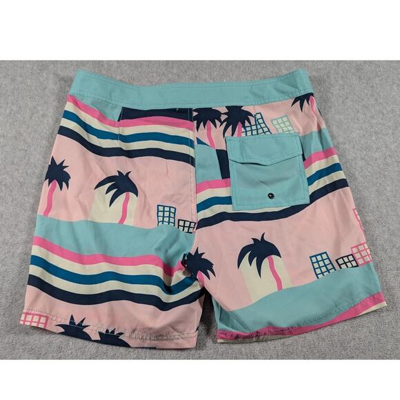 Duvin Men Swim Trunks Large Shorts Retro Theme Beach 6.5" Inseam Unlined Beach - Picture 2 of 8